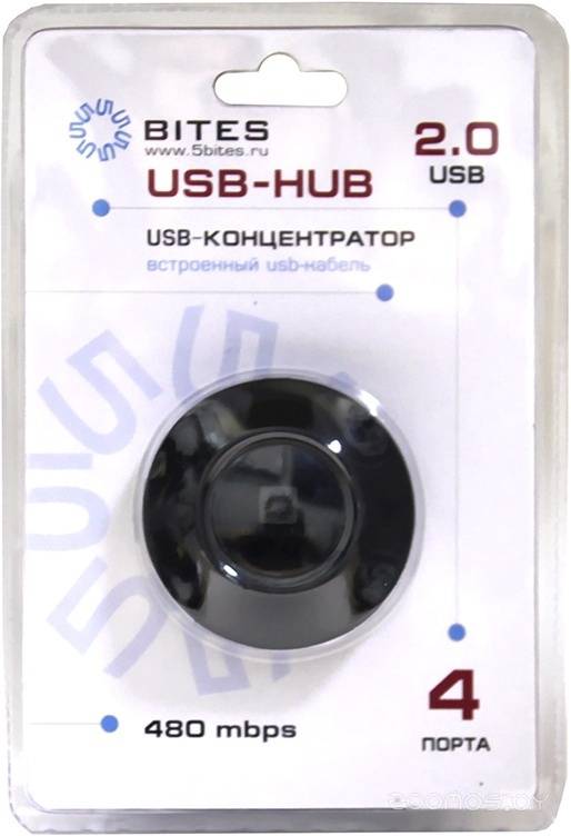 USB- 5bites HB24-206BK     