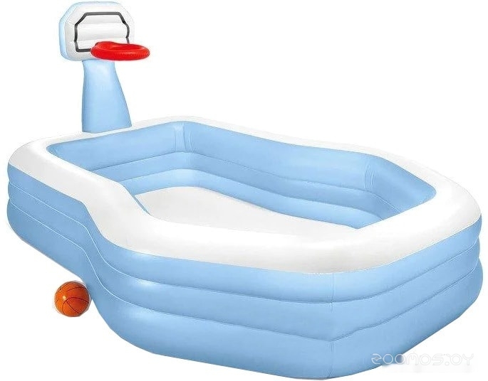 Надувной бассейн INTEX Shootin Hoops 57183 (257х188х130) в  магазине Терабит Могилев