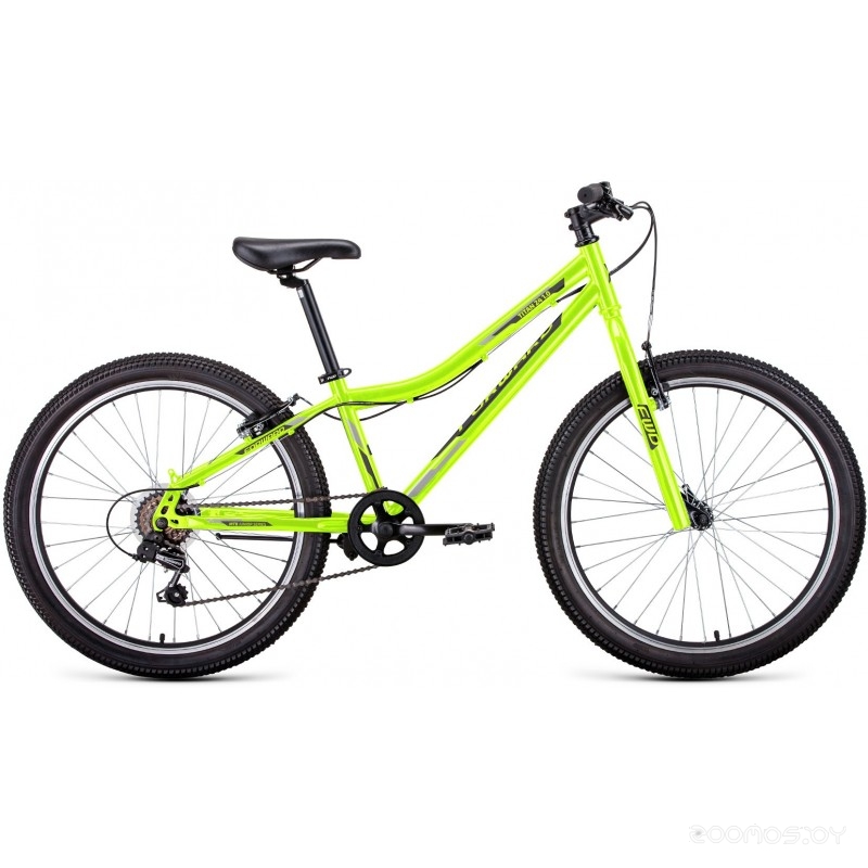 Велосипед Forward Titan 24 1.0 (12, ярко-зеленый/темно-серый, 2022) в  магазине Терабит Могилев