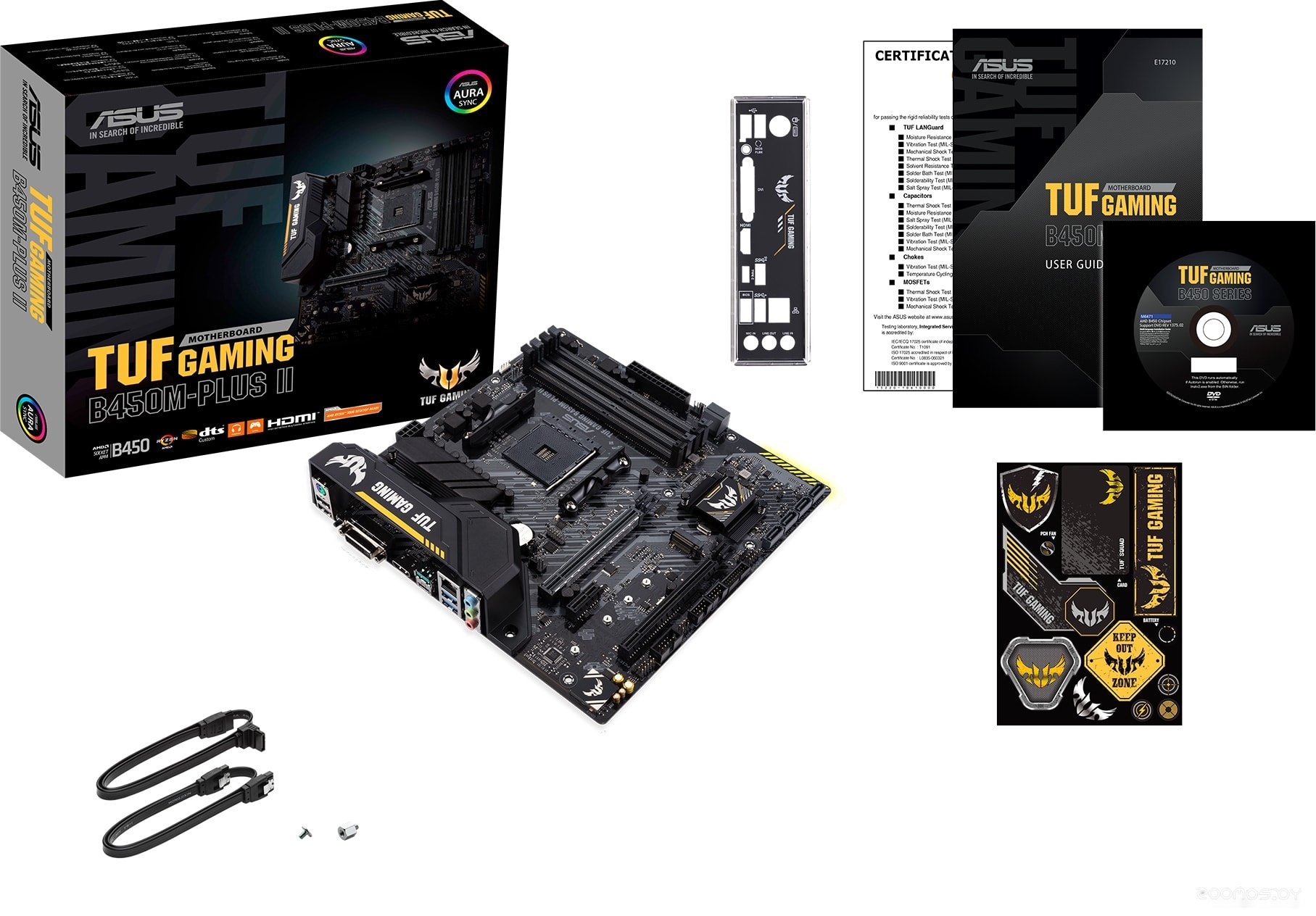 Материнская плата Asus TUF Gaming B450M-Plus II в  магазине Терабит Могилев