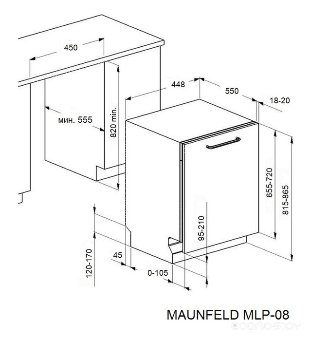 ������������ ������������� ������ Maunfeld MLP-08S Light Beam �  �������� ������� �������