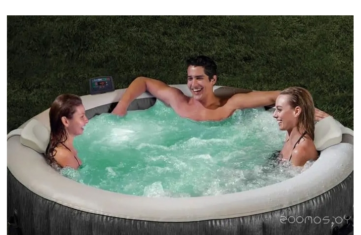 Бассейн INTEX Bubble Massage Deluxe 28440 (196x71) в  магазине Терабит Могилев
