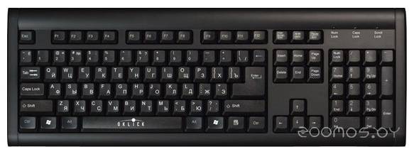 Клавиатура Oklick 120 M Standard Keyboard Black USB в  магазине Терабит Могилев