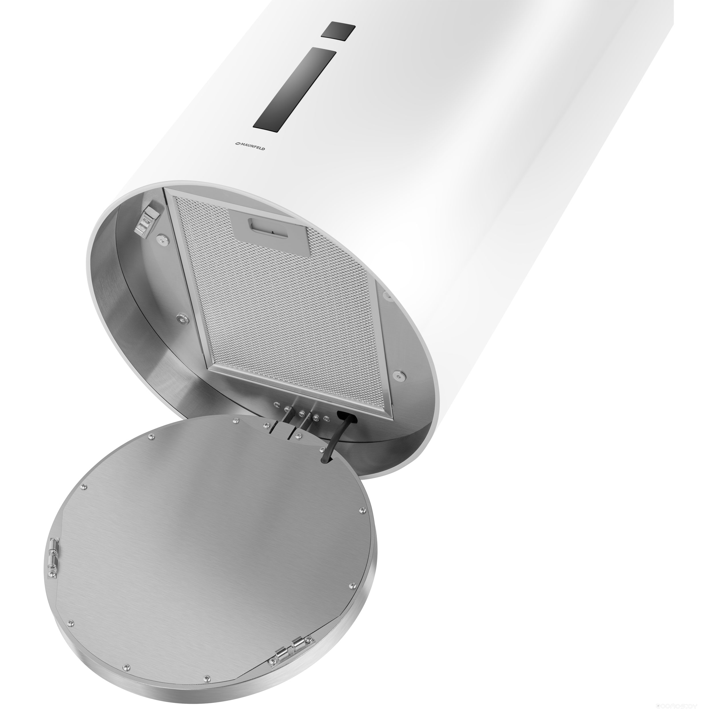 Кухонная вытяжка Maunfeld Lee Wall sensor 39 (белый) в  магазине Терабит Могилев