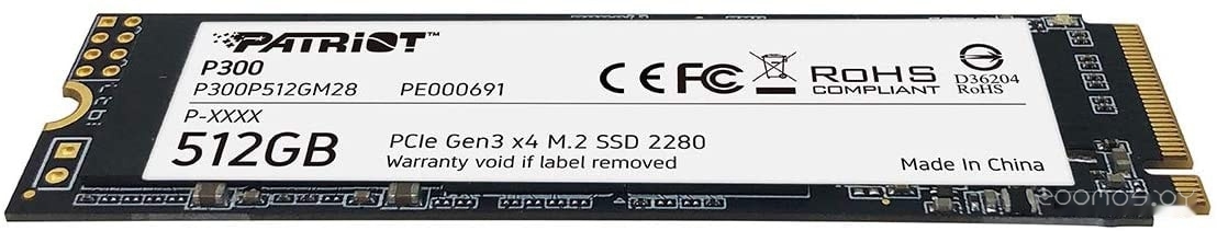 SSD Patriot P300 512GB P300P512GM28 в  магазине Терабит Могилев