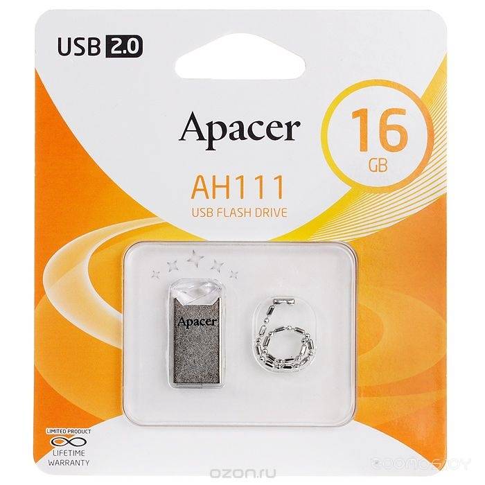 USB Flash Apacer AH111 16GB (Crystal)     