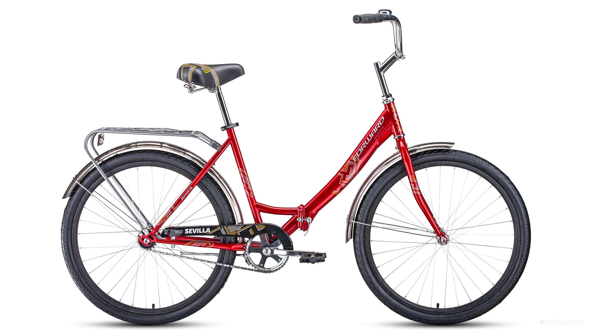 Велосипед Forward Sevilla 26 1.0 2021 (красный) в  магазине Терабит Могилев