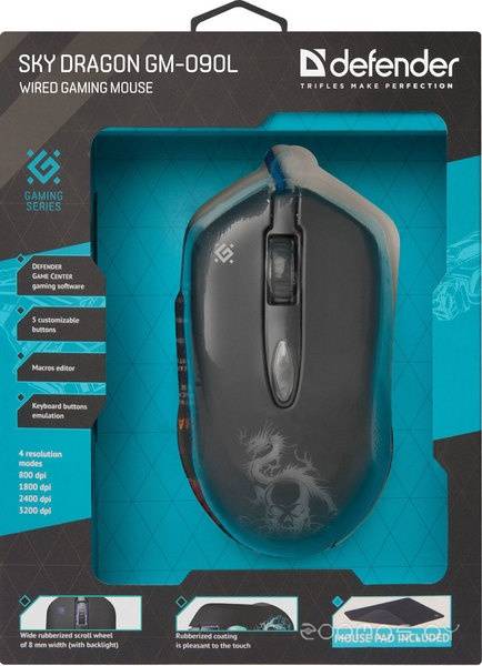 Мышь Defender Sky Dragon GM-090L в  магазине Терабит Могилев