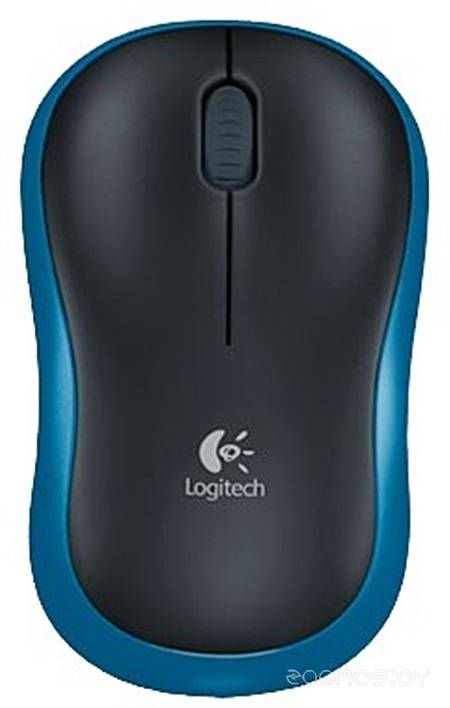 Мышь Logitech Wireless Mouse M185 Blue-Black USB в  магазине Терабит Могилев