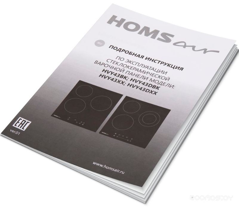 Варочная панель HOMSair HVY43DBK в  магазине Терабит Могилев