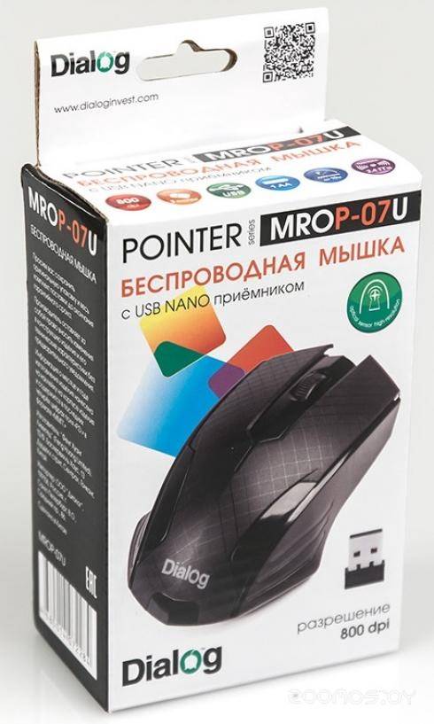 Мышь MROP-07U BLACK Dialog Pointer  в  магазине Терабит Могилев