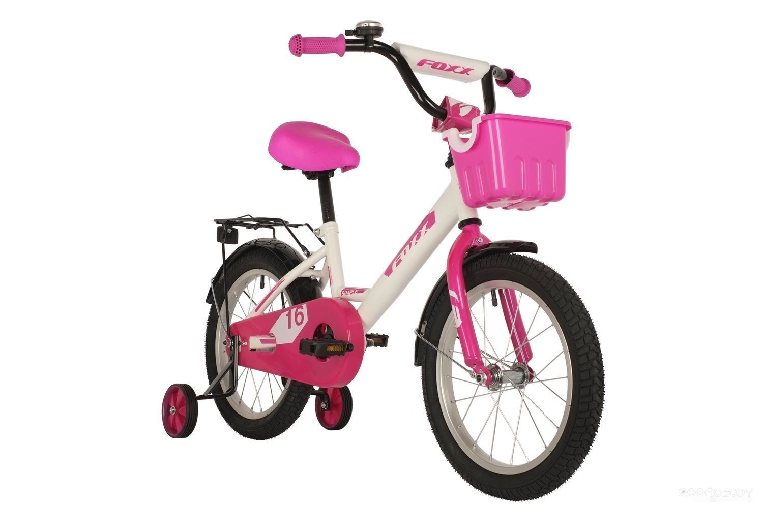 Детский велосипед Foxx Simple 16 2021 (белый) в  магазине Терабит Могилев