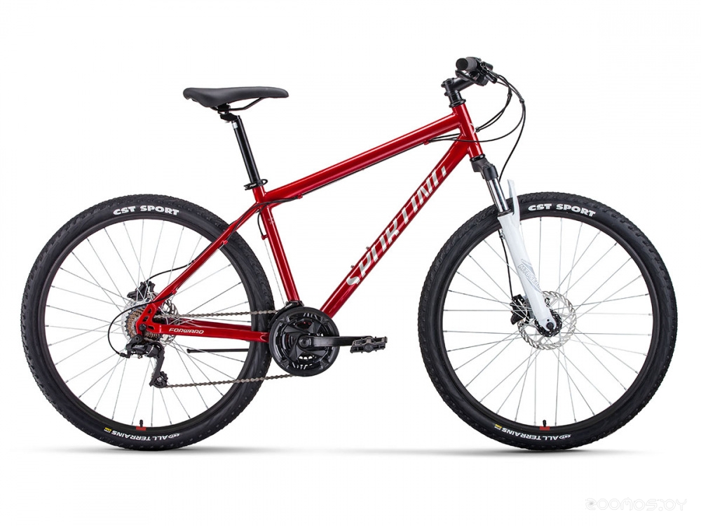 Велосипед Forward Sporting 27.5 3.2 HD (19, красный/серебристый, 2022) в  магазине Терабит Могилев
