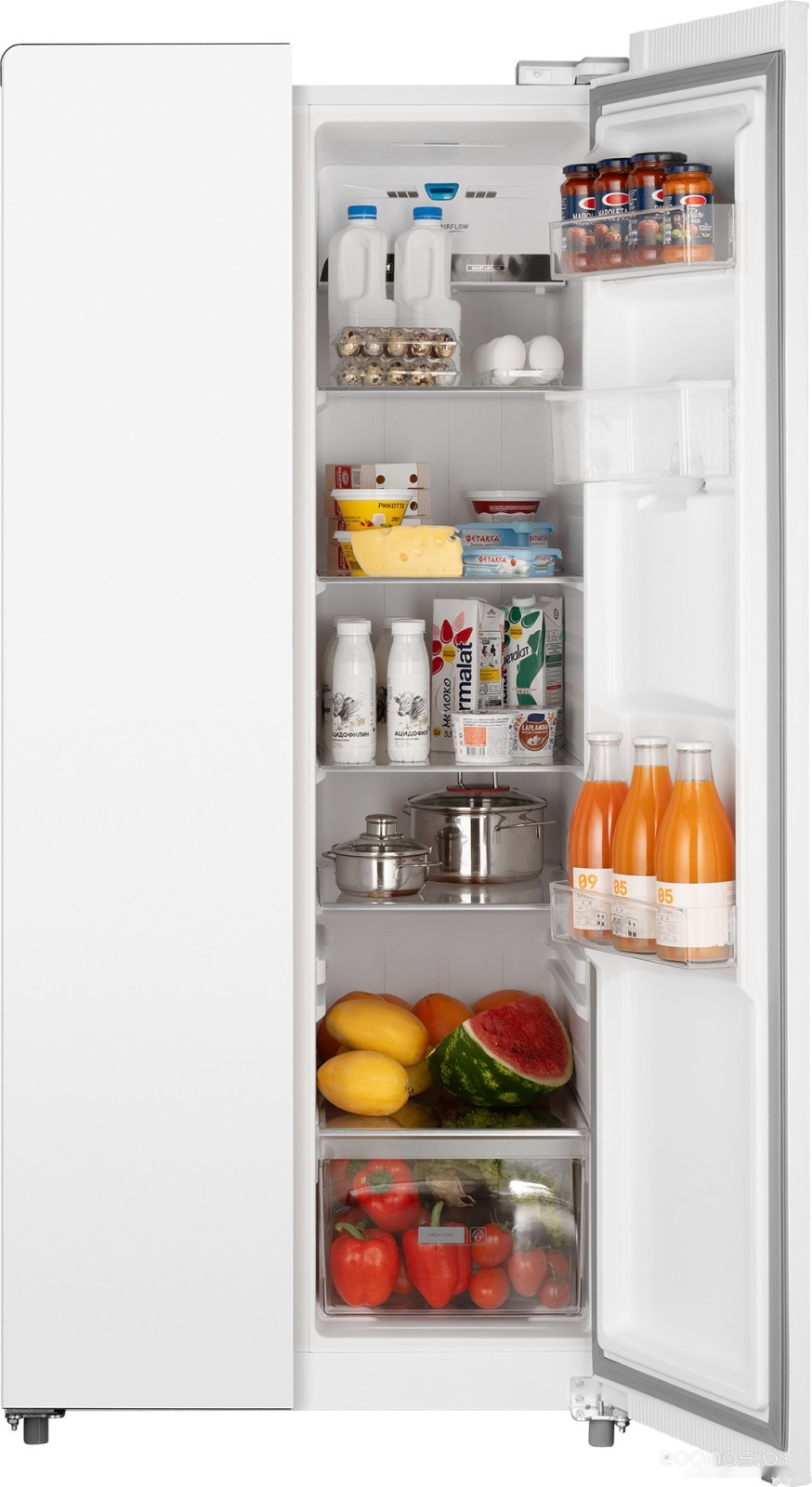 Холодильник side by side Weissgauff WSBS 600 W NoFrost Inverter Water Dispenser в  магазине Терабит Могилев