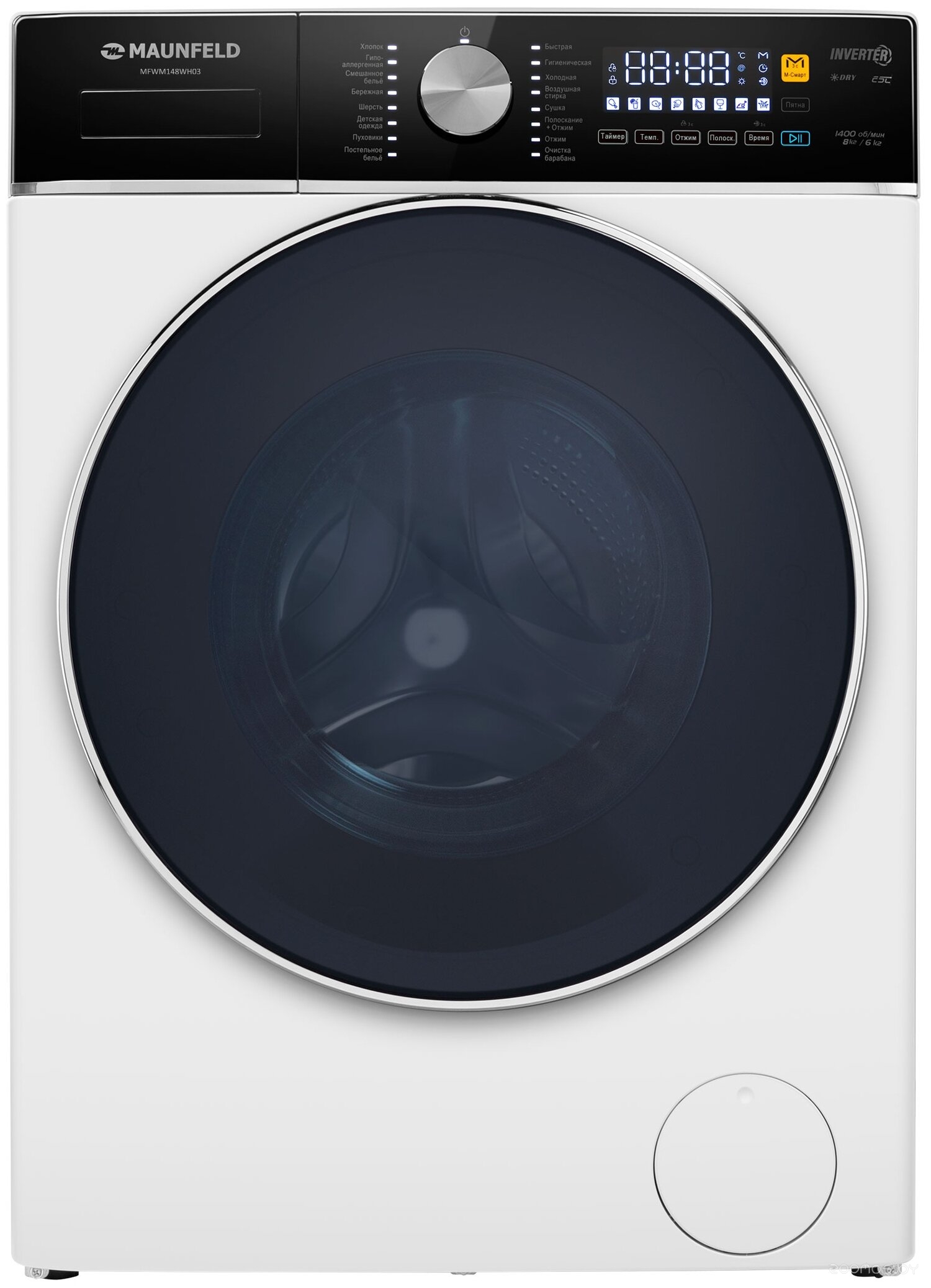 ���������� ������ Maunfeld MFWM148WH03 �  �������� ������� �������