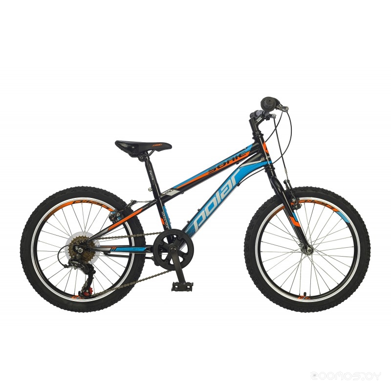 Детский велосипед Polar Sonic V-brake 20 (черный/голубой) в  магазине Терабит Могилев