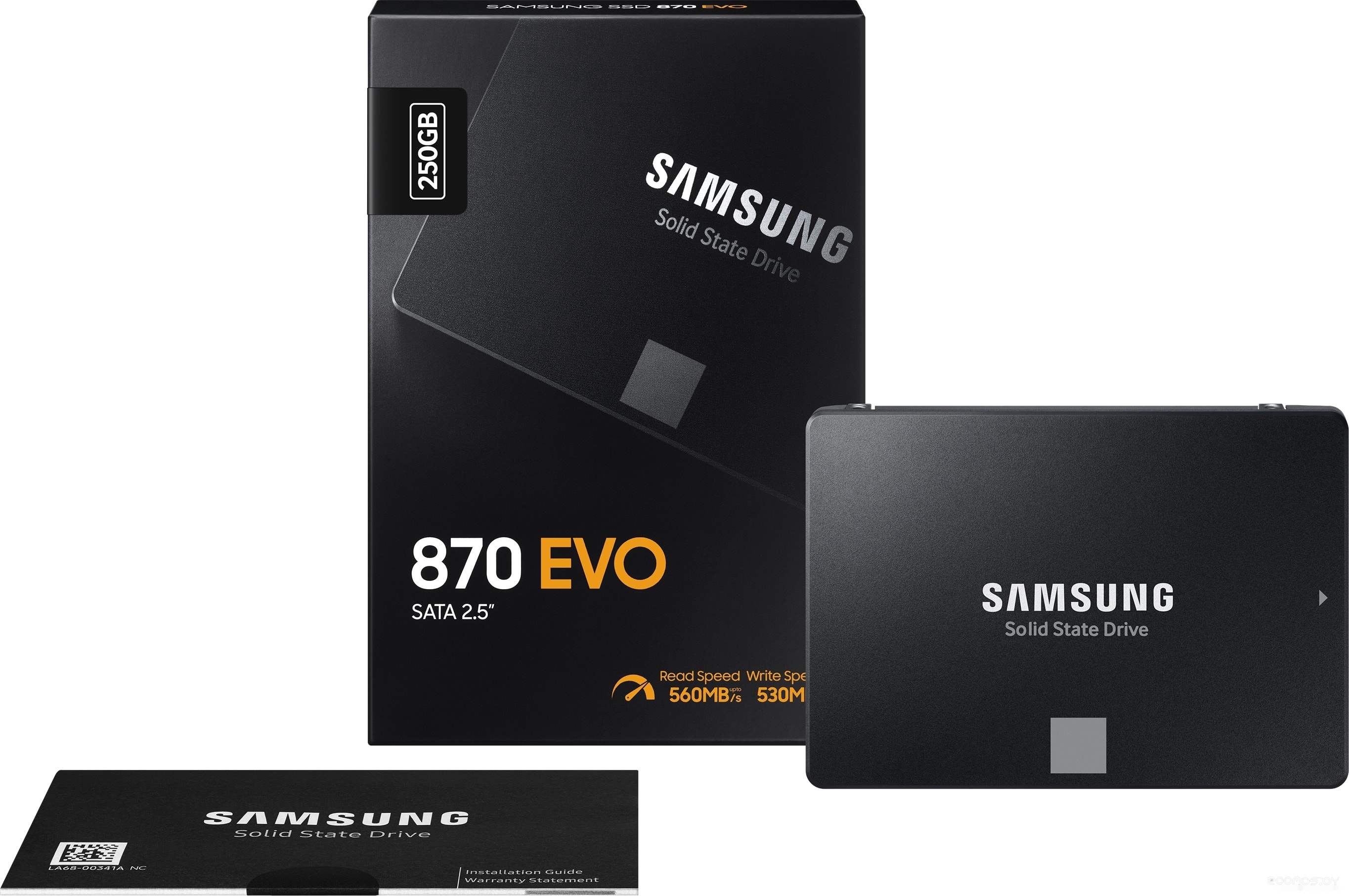 SSD Samsung 870 Evo 250GB MZ-77E250BW в  магазине Терабит Могилев