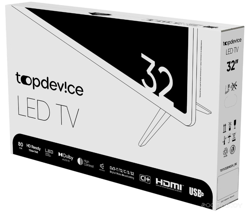 Телевизор TopDevice TDTV32BN02HBK в  магазине Терабит Могилев