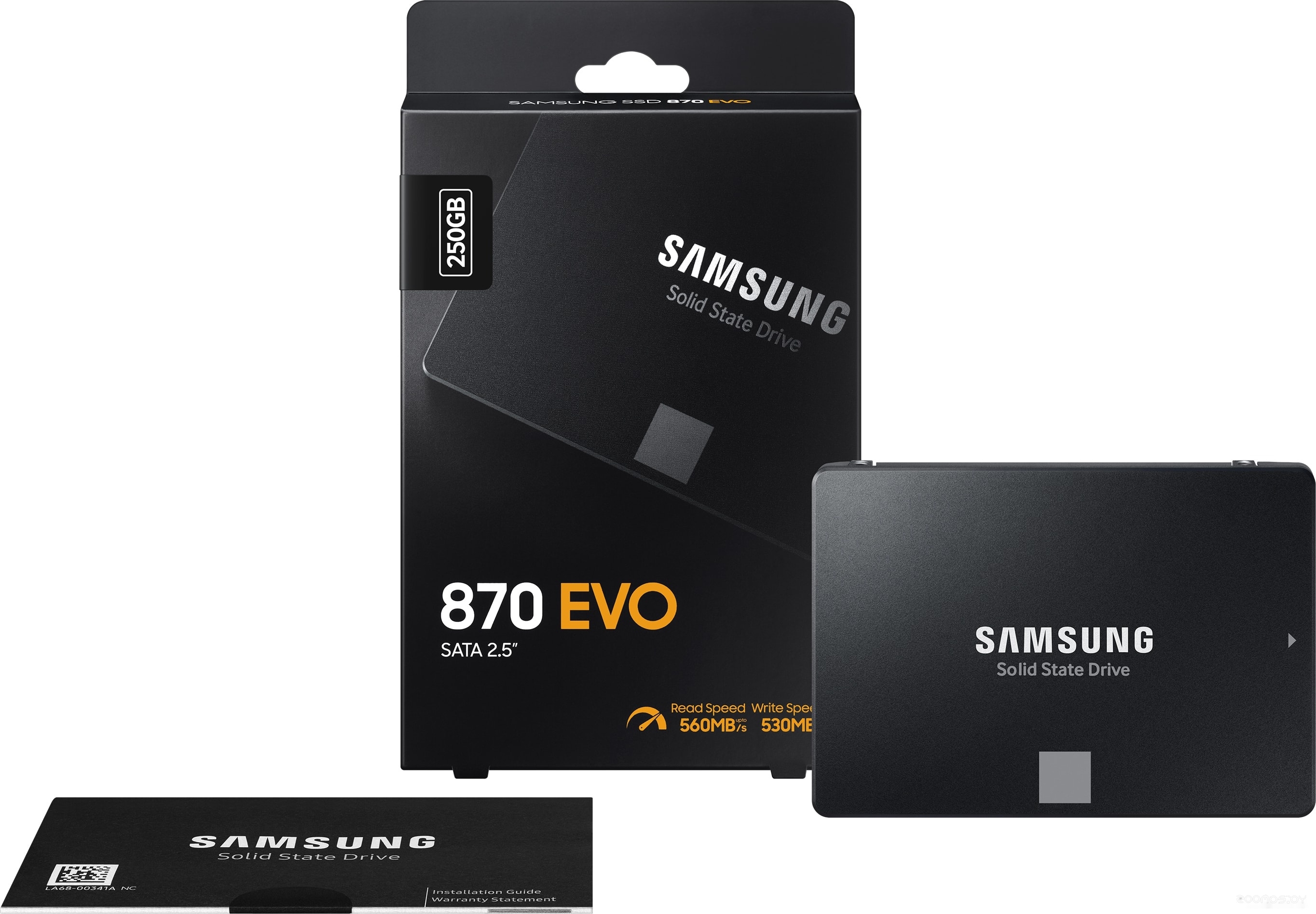 SSD Samsung 870 Evo 250GB MZ-77E250BW в  магазине Терабит Могилев