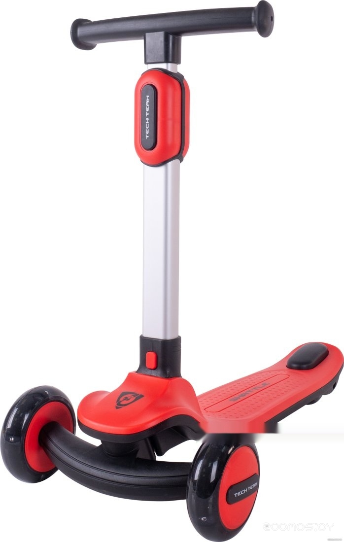 Трехколесный самокат Techteam Shattle 2024 (красный) в  магазине Терабит Могилев