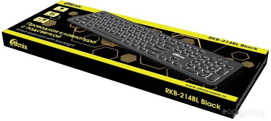 Клавиатура Ritmix RKB-214BL в  магазине Терабит Могилев