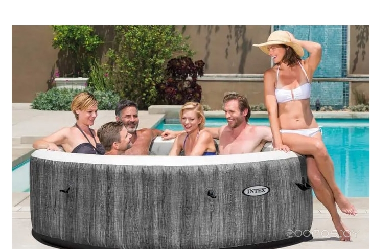 Бассейн INTEX Bubble Massage Deluxe 28440 (196x71) в  магазине Терабит Могилев