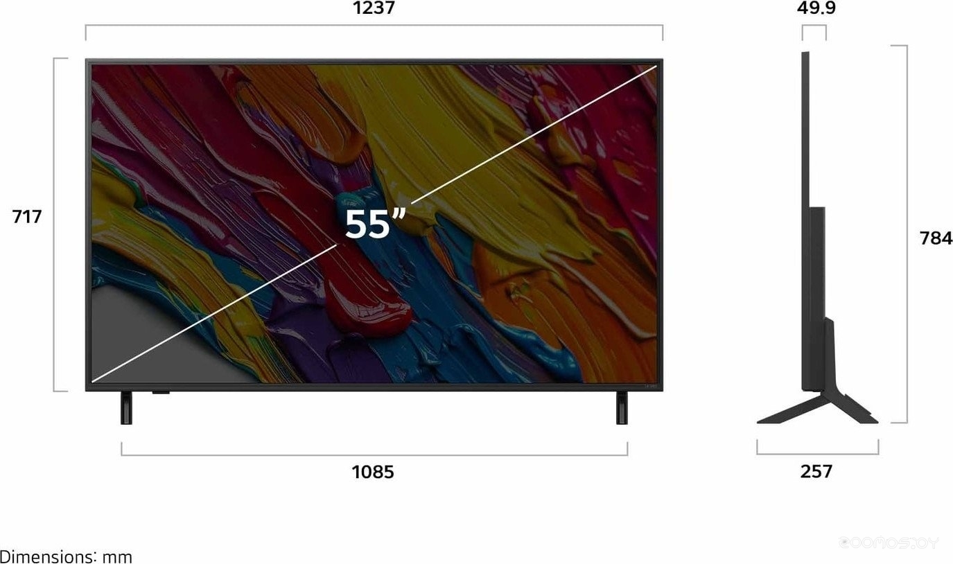 Телевизор LG QNED AI QNED82 55QNED82A6B в  магазине Терабит Могилев