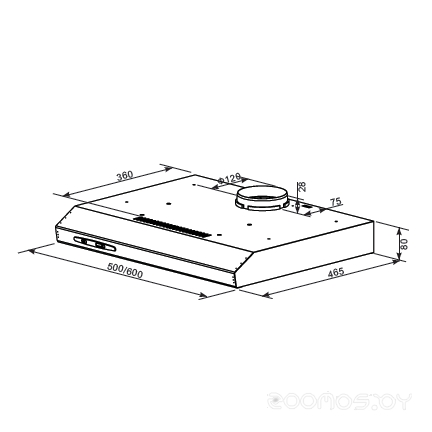 �������� ������� HOMSair Horizontal 50 (����������� �����) �  �������� ������� �������