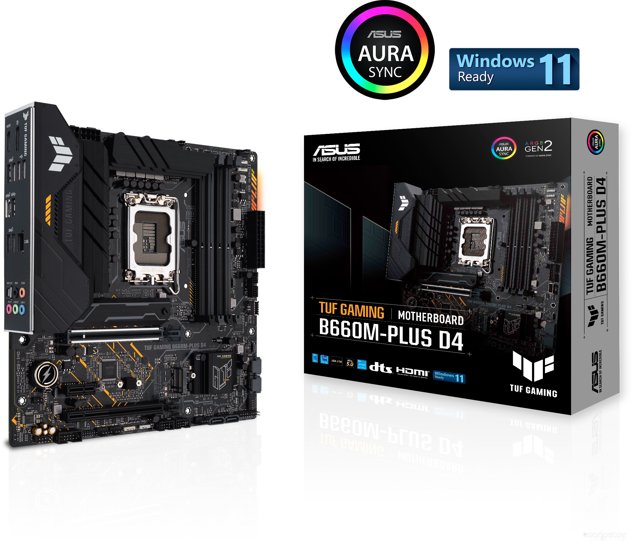 ����������� ����� Asus TUF Gaming B660M-Plus D4 �  �������� ������� �������