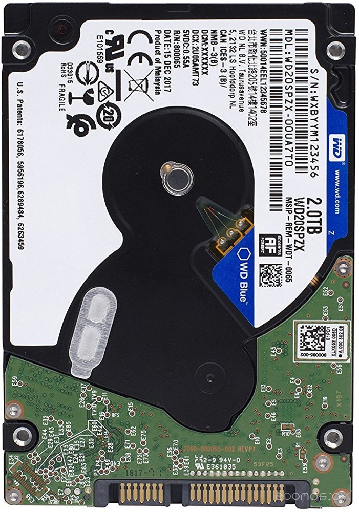   WD Blue Mobile 2TB WD20SPZX     