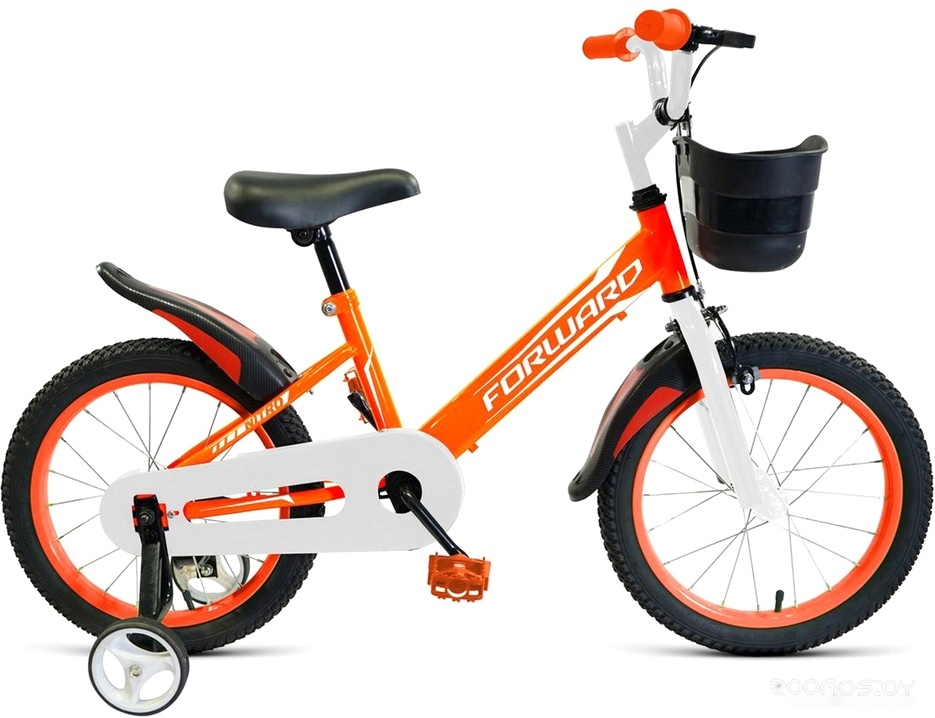Детский велосипед Forward Nitro 14 2021 (оранжевый/белый) в  магазине Терабит Могилев