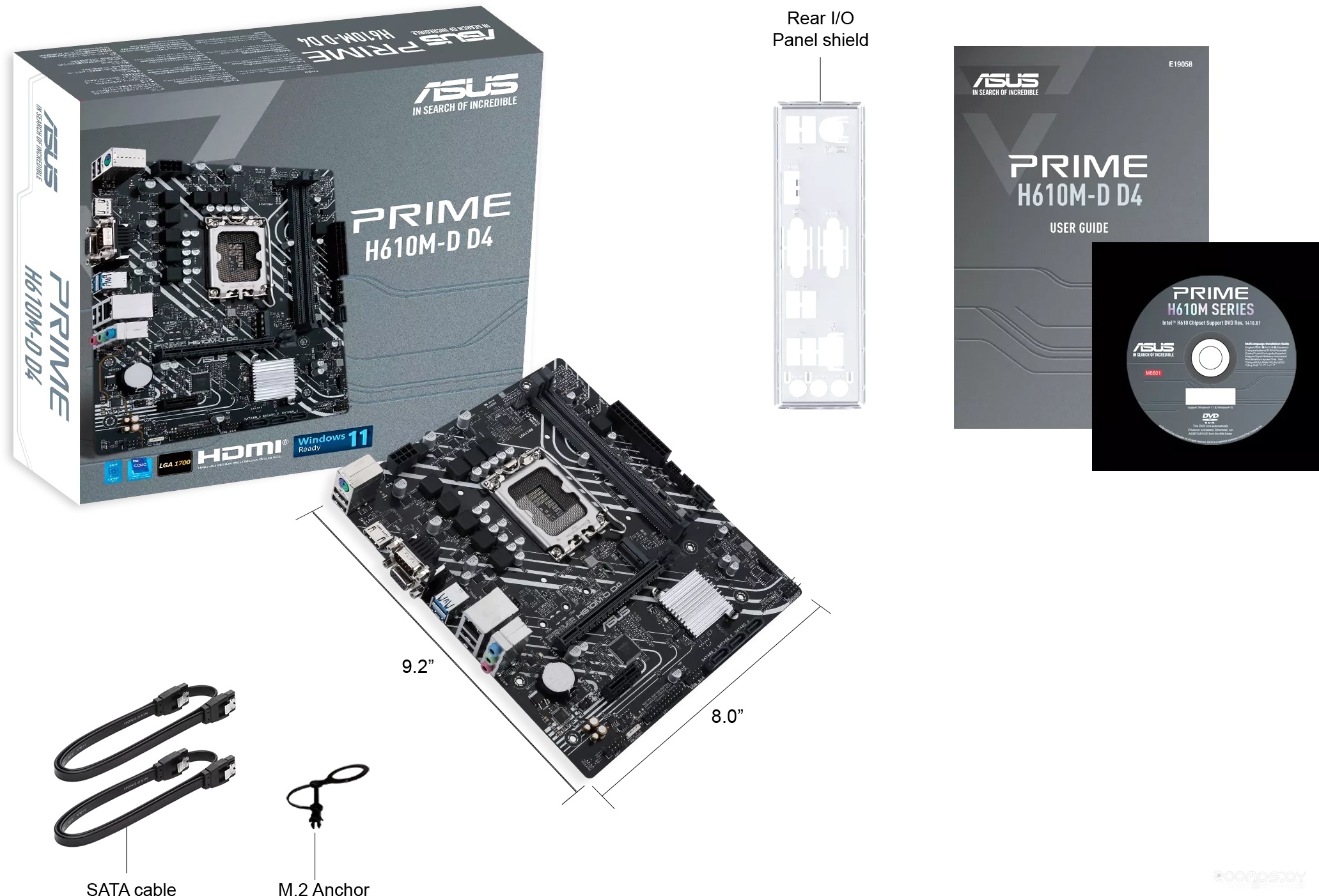 Материнская плата Asus Prime H610M-D D4 в  магазине Терабит Могилев