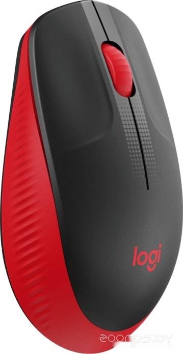 Мышь Logitech M190 (черный/красный) в  магазине Терабит Могилев