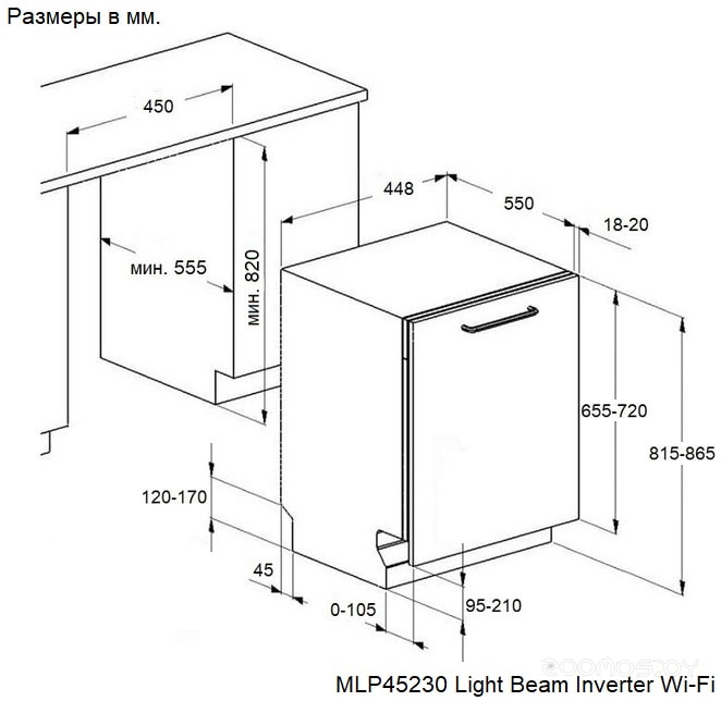 ������������ ������������� ������ Maunfeld MLP4529A01 Light Beam �  �������� ������� �������