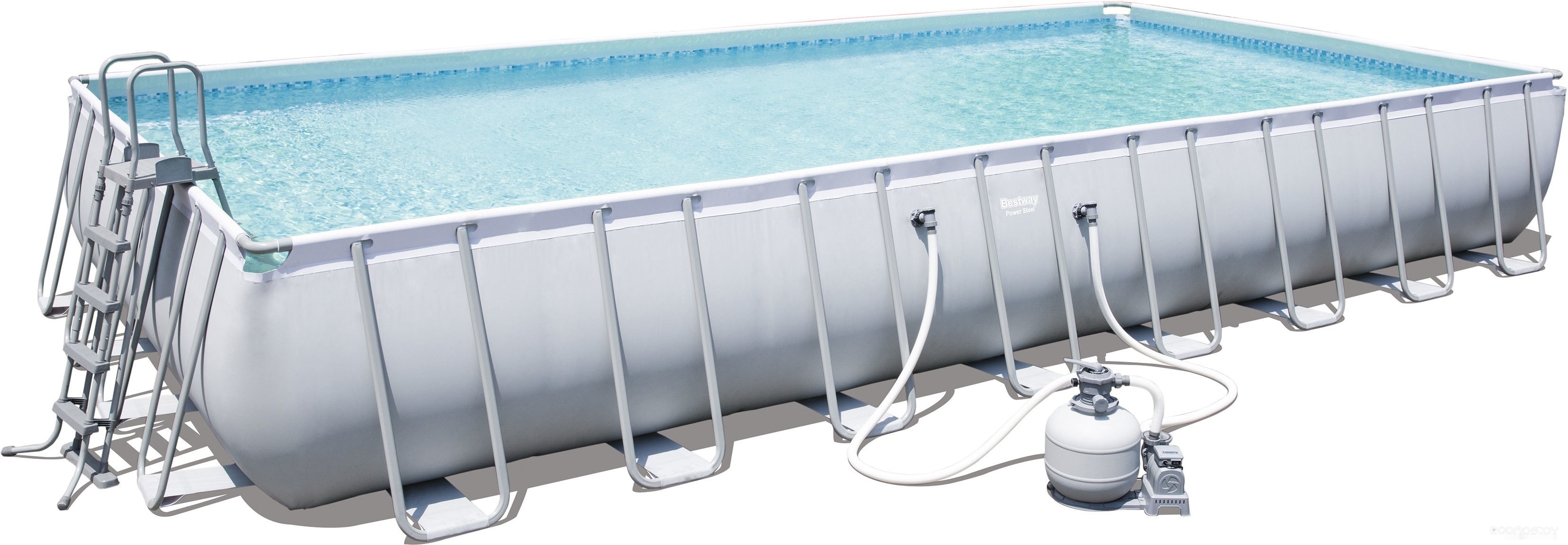 Каркасный бассейн Bestway Rectangular 56623 (956x488x132) в  магазине Терабит Могилев