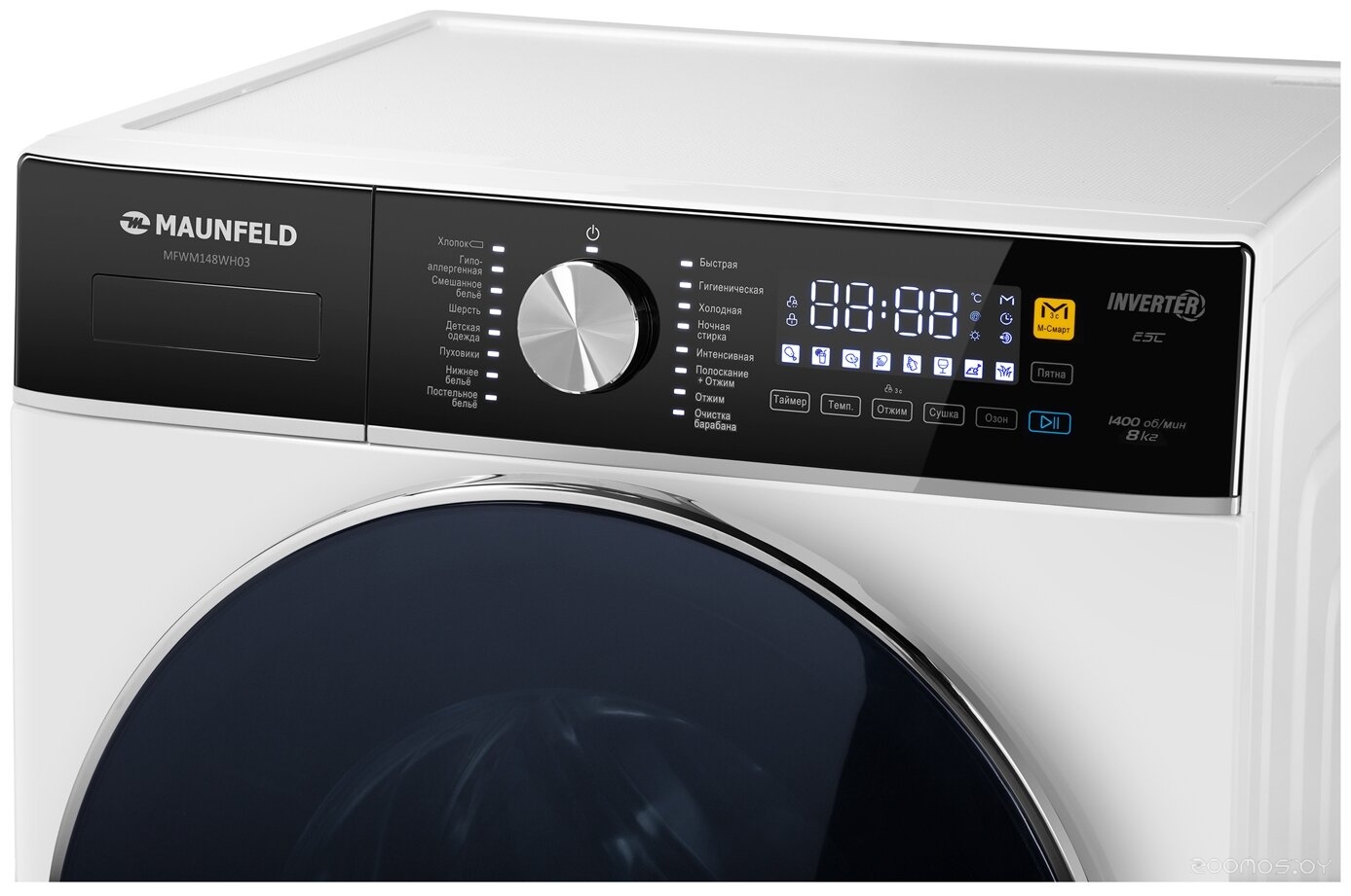 ���������� ������ Maunfeld MFWM148WH03 �  �������� ������� �������