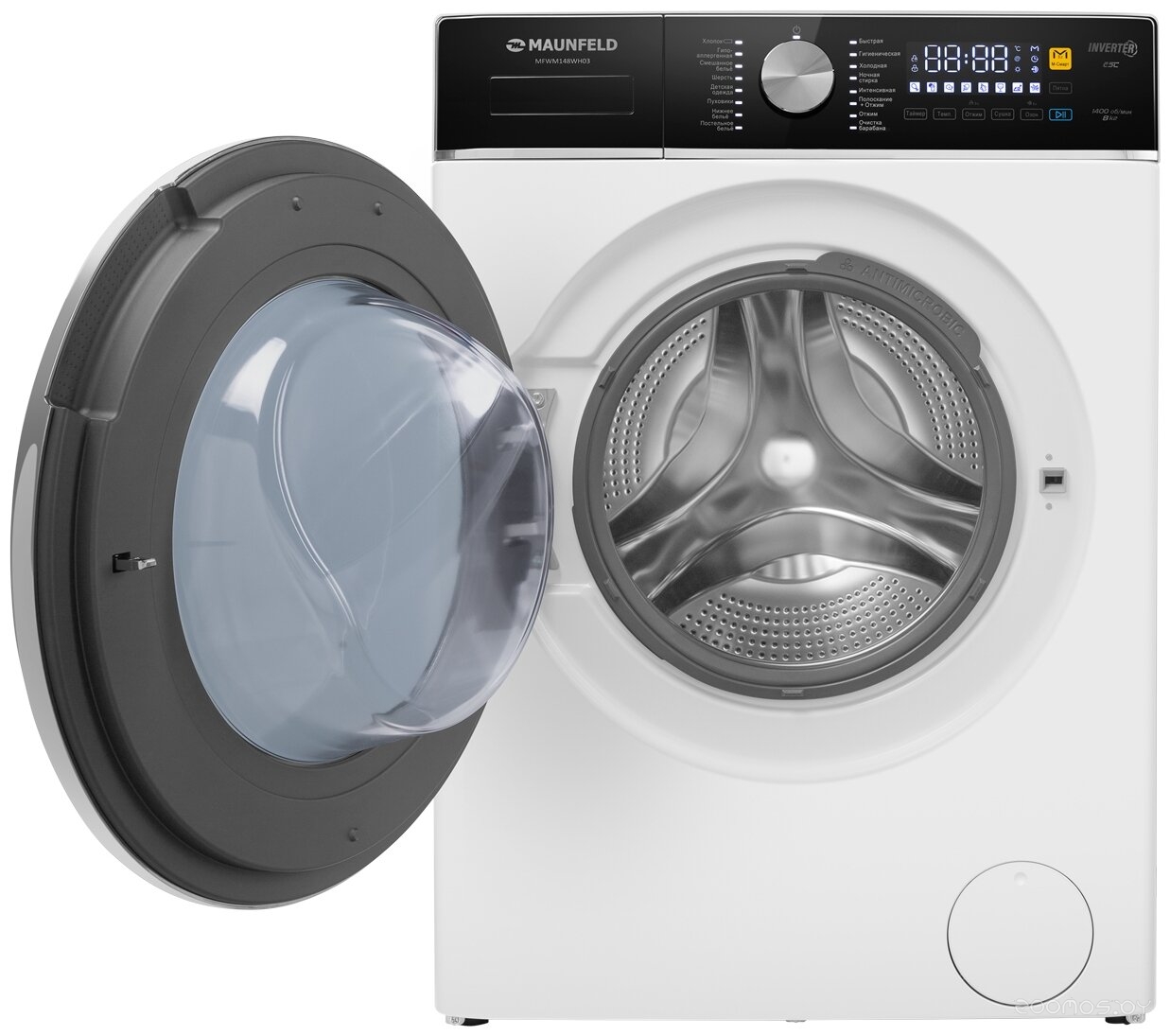 ���������� ������ Maunfeld MFWM148WH03 �  �������� ������� �������