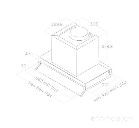 Вытяжка Elica BOX IN PLUS IXGL/A/60 в  магазине Терабит Могилев