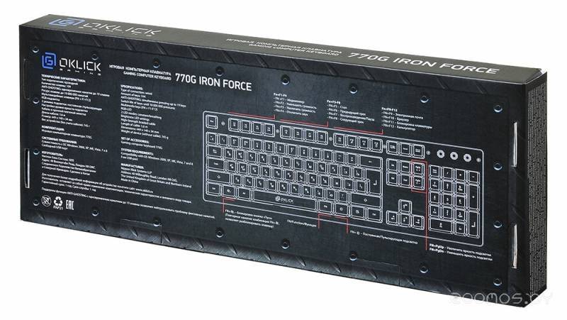 Клавиатура Oklick 770G Iron Force в  магазине Терабит Могилев