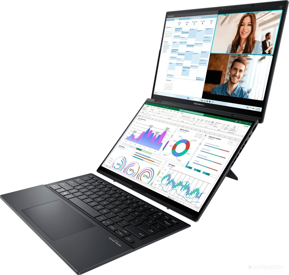������� ������� Asus Zenbook 14 Duo OLED UX8406CA-QL080W �  �������� ������� �������
