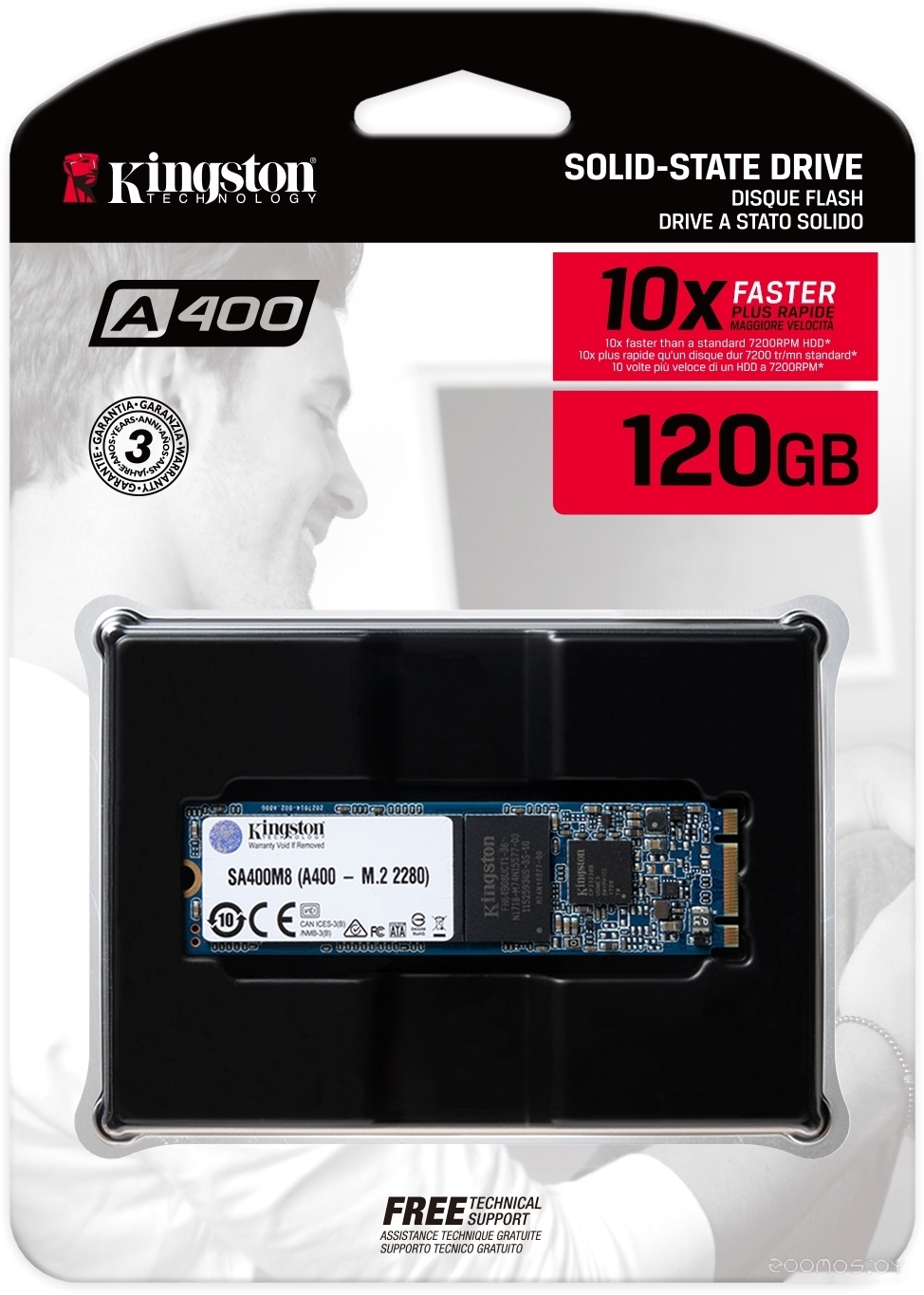SSD Kingston a400 120gb sa400m8/120g     