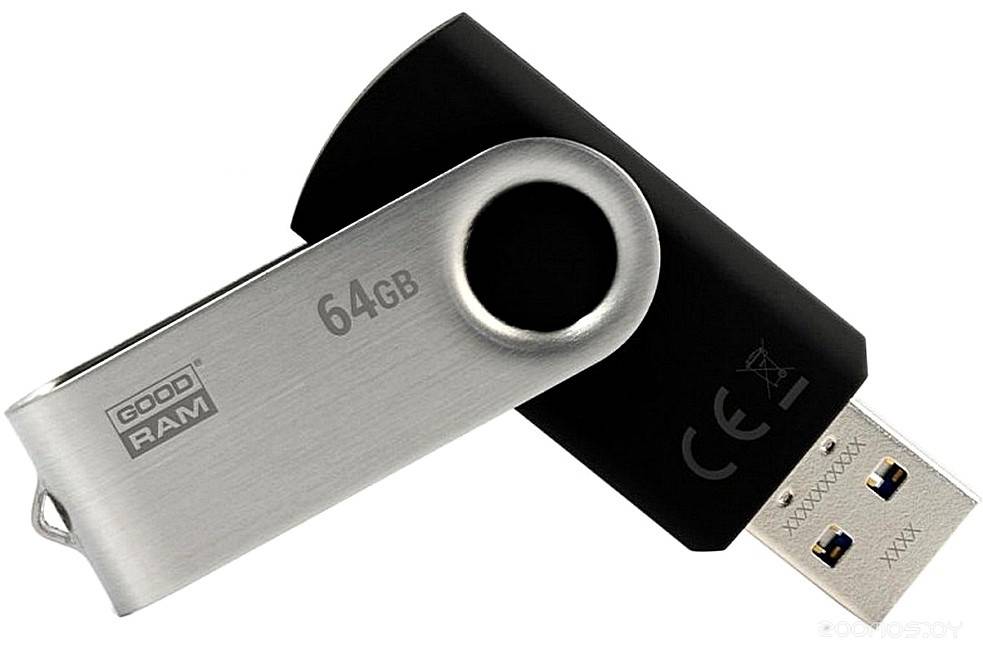 USB Flash GoodRAM UTS2 64Gb (Black)     