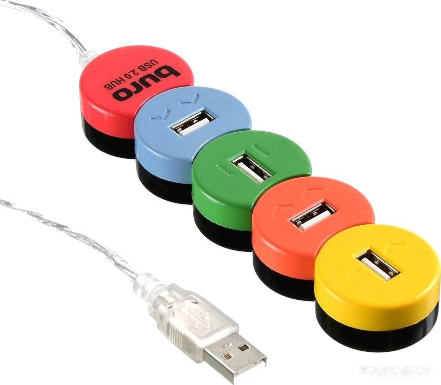 USB- Buro BU-HUB4-0.5-U2.0-Snake     