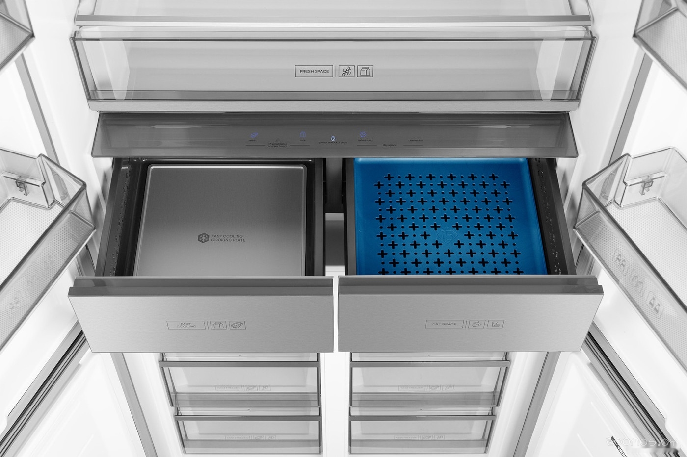 ����������� side by side Weissgauff WCD 590 Nofrost Inverter Premium Biofresh Inox �  �������� ������� �������