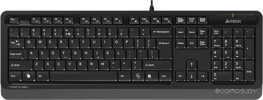 Клавиатура A4Tech Fstyler FK10 (черный/серый) в  магазине Терабит Могилев