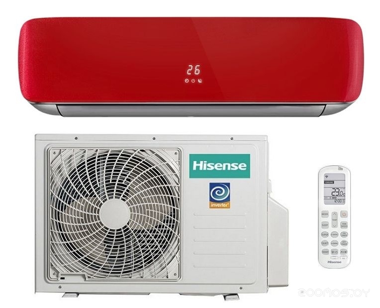 Кондиционер Hisense Red Crystal Super DC Inverter AS-13UW4RVETG00(R) в  магазине Терабит Могилев