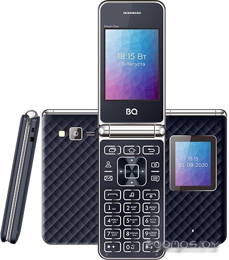 Смартфон BQ-Mobile BQ-2446 Dream Duo (синий) в  магазине Терабит Могилев