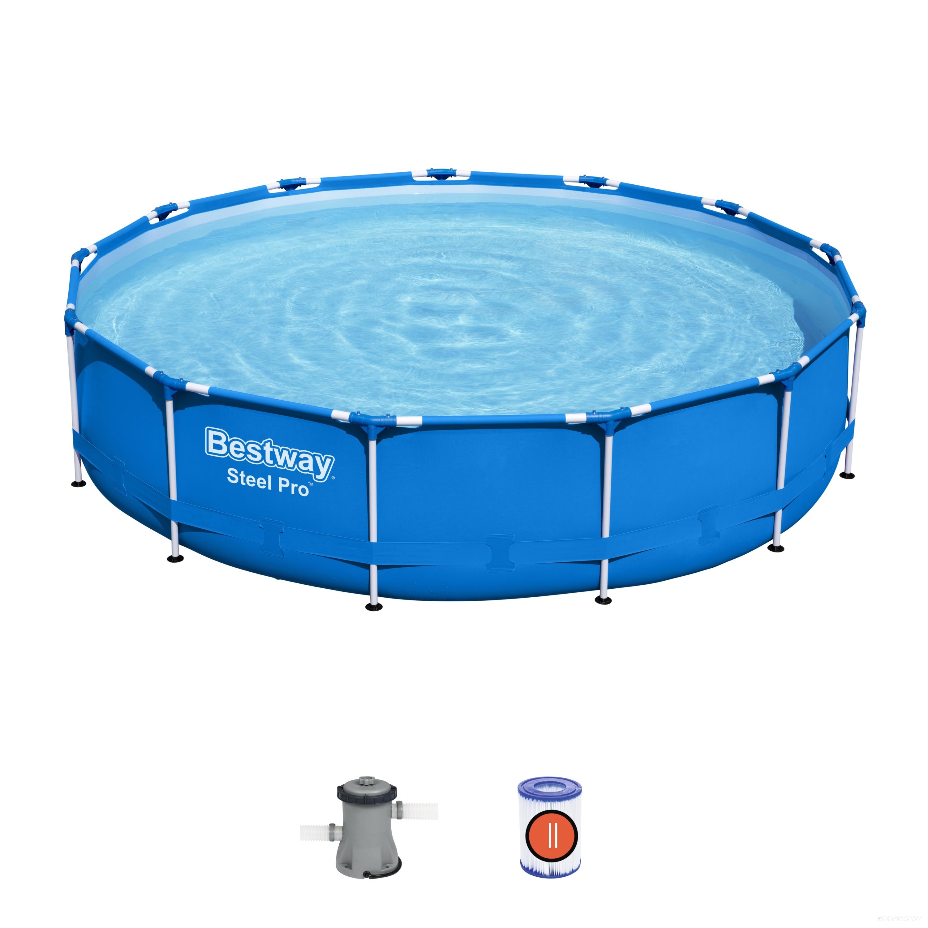 Бассейн Bestway Steel Pro Max 5612E (396x84, с фильтр-насосом) в  магазине Терабит Могилев
