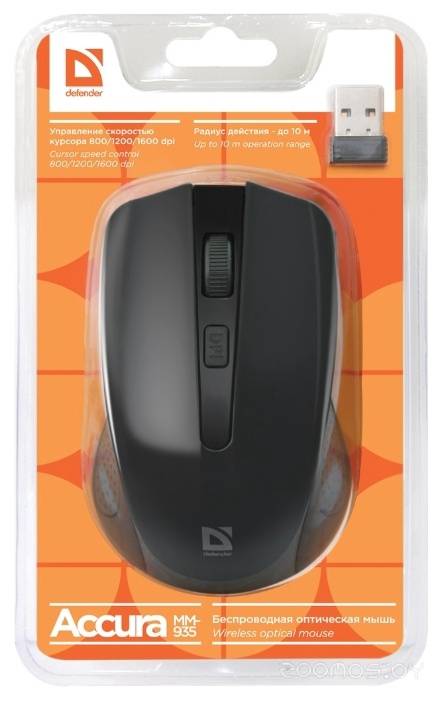 Мышь Defender Accura MM-935 Black USB в  магазине Терабит Могилев