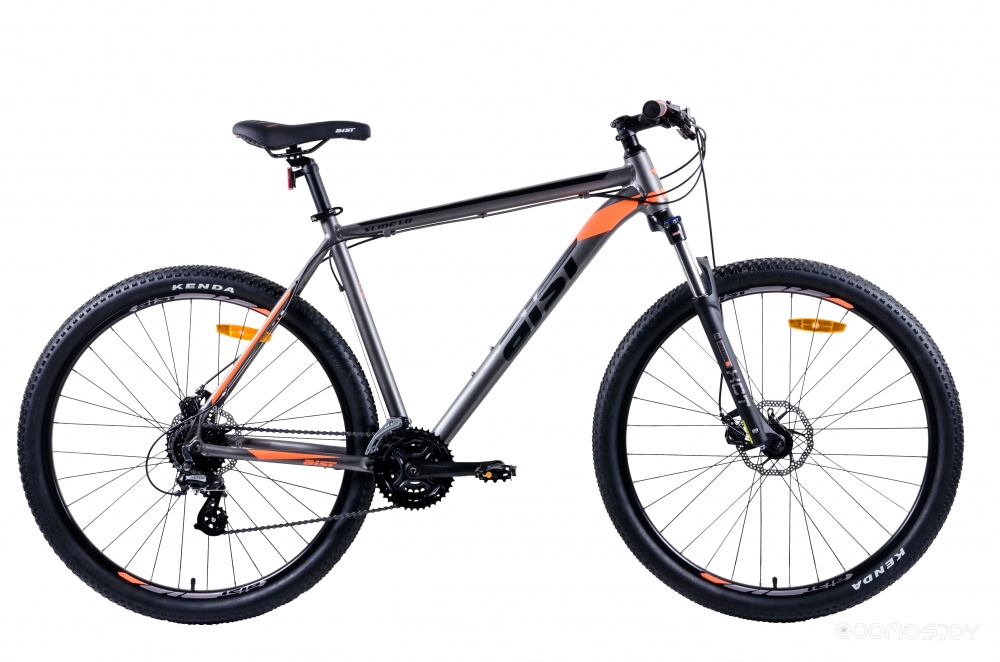 Велосипед Aist Slide 1.0 29 (21.5, серый/оранжевый, 2022) в  магазине Терабит Могилев